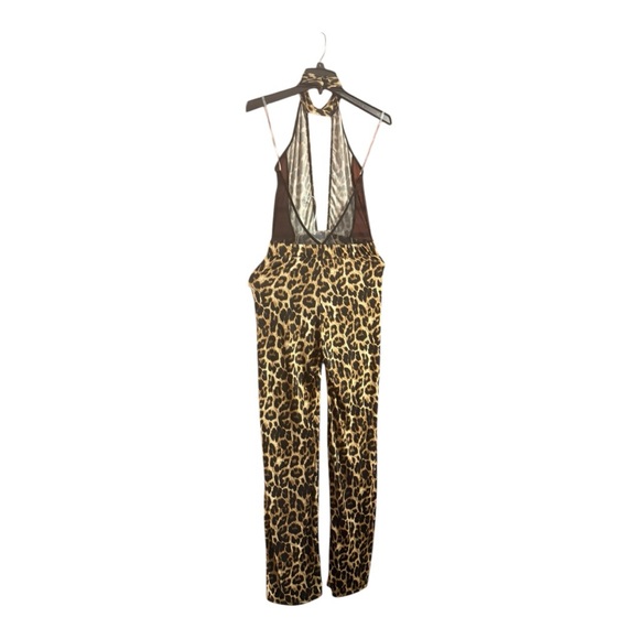 Summer jump suit Leopard print size Medium - Picture 11 of 12
